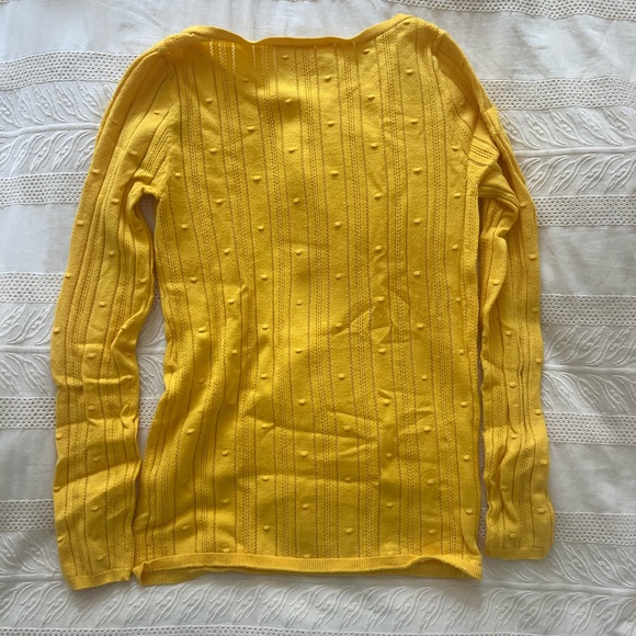 Sezane Yellow Emilien Sweater - Picture 3 of 3